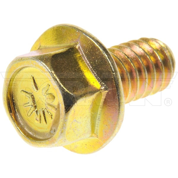 1/4-20 Flange Bolt, Steel, 1/2 In L